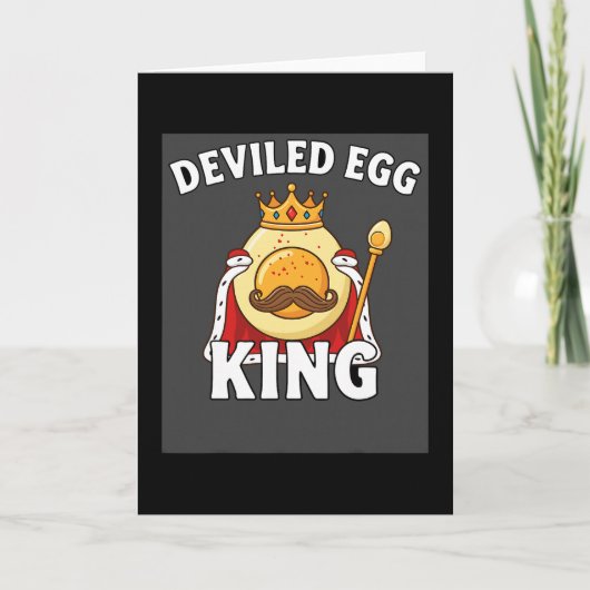 Funny Egg Pun Easter Brunch Thanksgiving Deviled E Karte (Vorderseite)