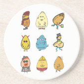 Funny Egg Puns Getränkeuntersetzer (Vorne)