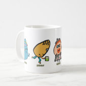 Funny Egg Puns Kaffeetasse (Vorderseite Links)