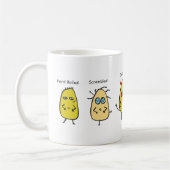 Funny Egg Puns Kaffeetasse (Links)