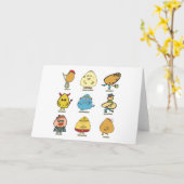 Funny Egg Puns Karte (Gelbe Blume)