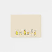 Funny Egg Puns Post-it Klebezettel (Vorderseite)