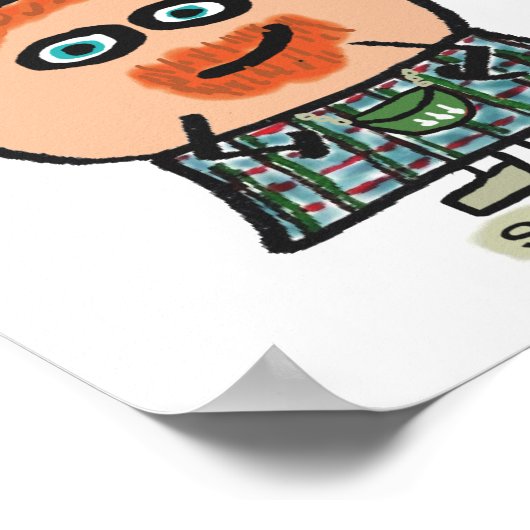 Funny Egg Puns Poster (Ecke)