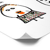 Funny Egg Puns Poster (Ecke)