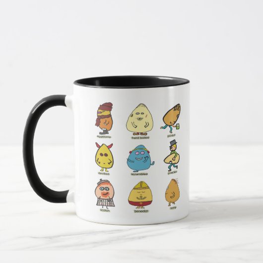 Funny Egg Puns Tasse (Links)