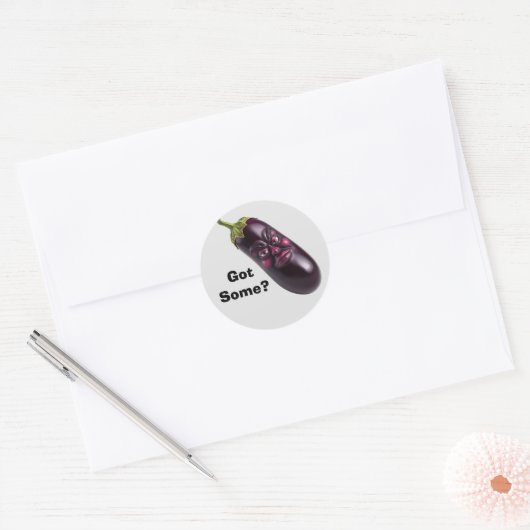 Funny Eggplant Sticker - Got? (Umschlag)