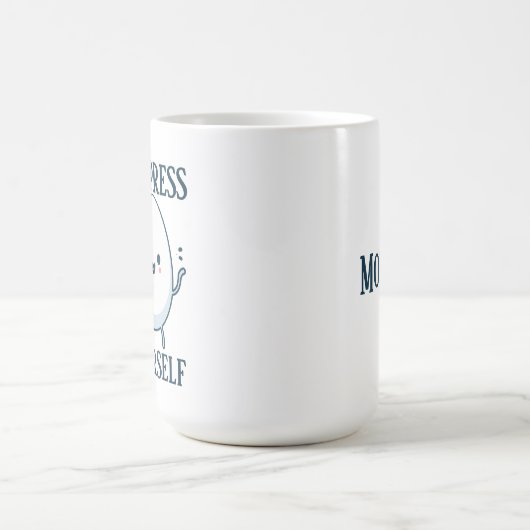 Funny "Eggpress Yourself" Individuelle Name Kaffeetasse (Mittel)