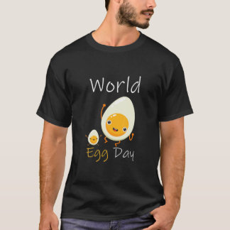Funny Eggs Lover Der sonnige Welteier-Tag T-Shirt