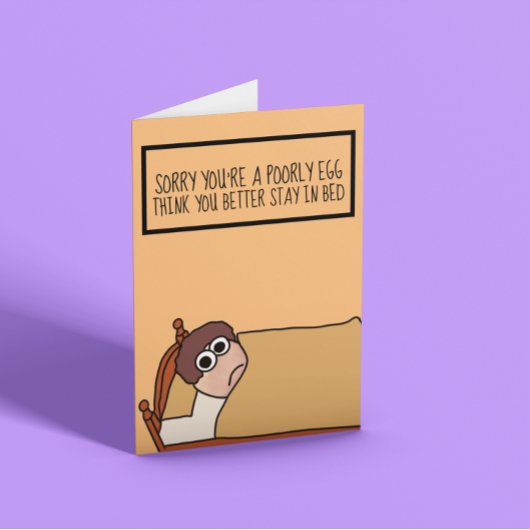 Funny Eggs wird gut Karte