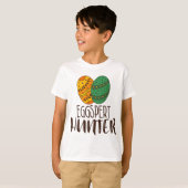 Funny Eggspert Hunter Osterfest Zitat Humorvoll T-Shirt (Vorne ganz)