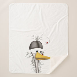Funny Egret Cartoon Sherpadecke
