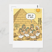 Funny Egypt Coffee Break Postcard Postkarte (Vorne/Hinten)