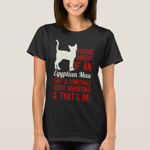 Funny Egyptian Mau Cat T-Shirt