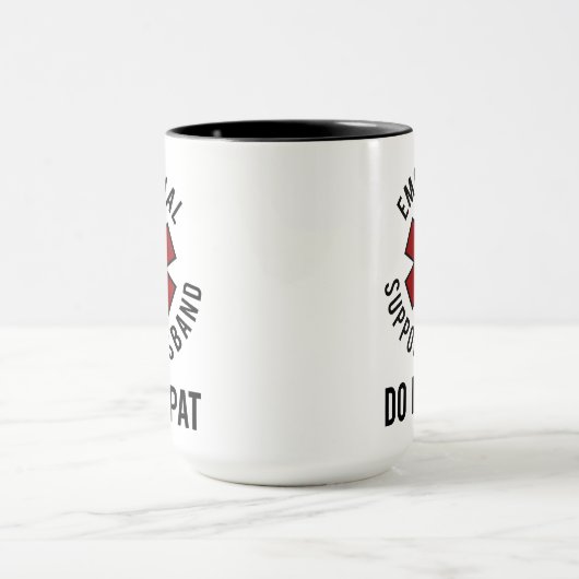 Funny Ehe emotionale Unterstützung Ehemann Spaß Gi Tasse (Zentrum)