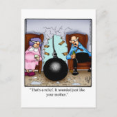 Funny Ehe Spaß Postkarte (Vorderseite)