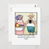 Funny Ehe Spaß Postkarte (Vorne/Hinten)