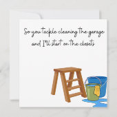 Funny EHEFRAU HUSBAND "Time to Get Down & Dirty" (Rückseite)