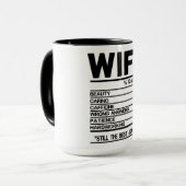 Funny Ehefrau Nutrition Fakten Tasse (Vorderseite Links)