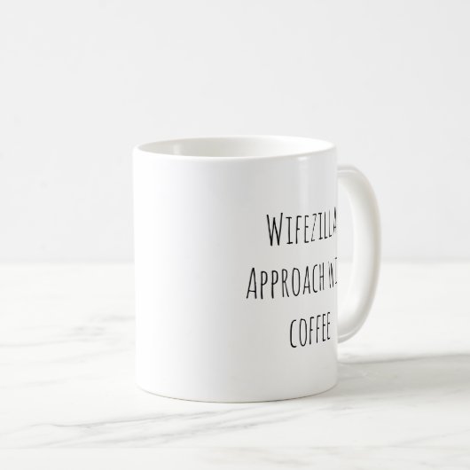 Funny Ehefrau Verheirateter Zitat Kaffeetasse (VorderseiteRechts)