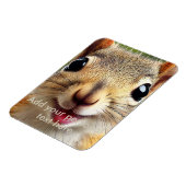 Funny Eichhörnchen Kühlschrankmagnet - Niedlich un Magnet (Linke Seite)