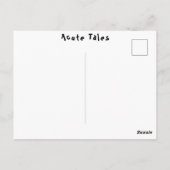 Funny Eichhörnchen Niedlich, was los ist von Hi An Postkarte (Rückseite)