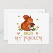 Funny Eichhörnchen Postkarte (Vorne/Hinten)