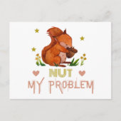 Funny Eichhörnchen Postkarte (Vorderseite)