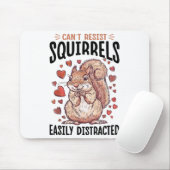 Funny Eichhörnchen Tier kann Easi nicht widerstehe Mousepad (Mit Mouse)