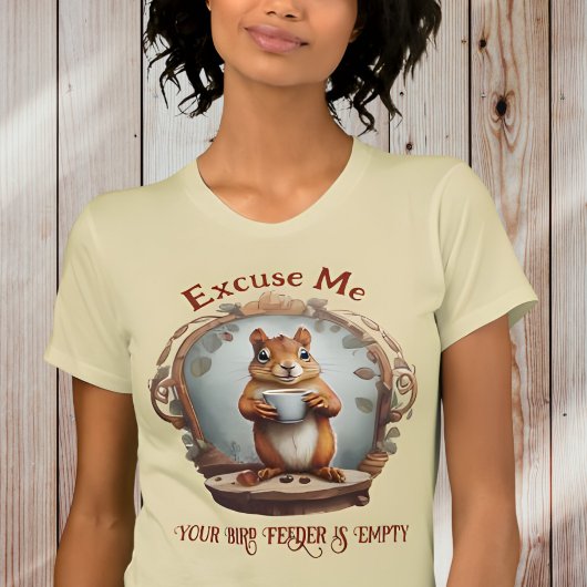 Funny Eichhörnchen trinken Kaffee T-Shirt