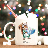 Funny Eichhörnchen Weihnachts-Tasse Kaffeetasse
