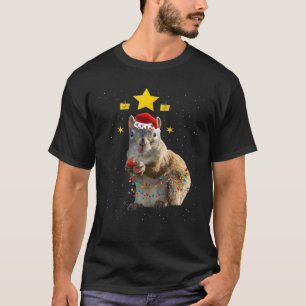 Funny Eichhörnchen Weihnachtsdekorationen Weihnach T-Shirt