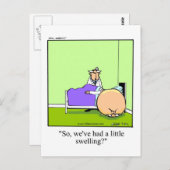 Funny ein wenig Schwellung wird gut Postkarte (Vorne/Hinten)