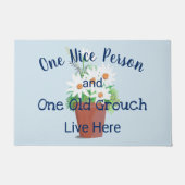 Funny! Eine nette Person, ein alter Haufen lebt hi Fußmatte (Vorderseite)