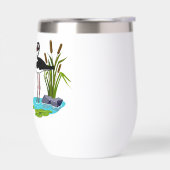 Funny einfach nur um schwarzhalsigen Stilt herumkl (Links)