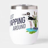 Funny einfach nur um schwarzhalsigen Stilt herumkl (Vorderseite)