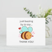 Funny einfach nur vorbei zu sagen, danke, Niedlich Ankündigung (Stehend Vorderseite)