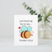 Funny einfach nur vorbei zu sagen, danke, Niedlich RSVP Karte (Stehend Vorderseite)