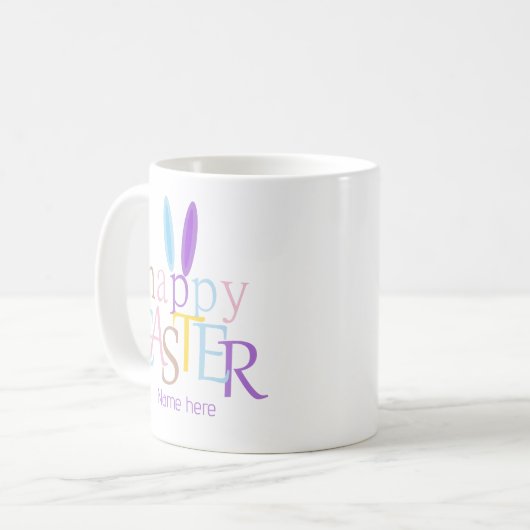 Funny einige sonnige Lieben Sie glücklich Ostern Kaffeetasse (Vorderseite Links)