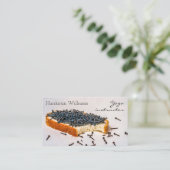 Funny einzigartiger Yoga-Lehrer individuell anpass Visitenkarte (Stehend Vorderseite)