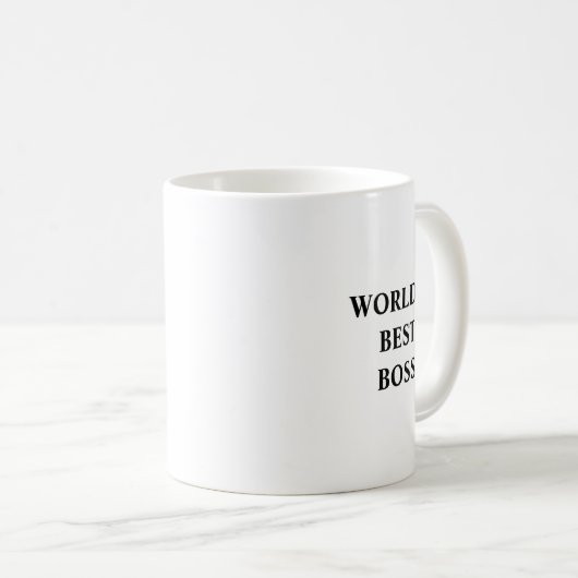 Funny Einzigartiges Geschenk für männliche Bürobos Kaffeetasse (VorderseiteRechts)