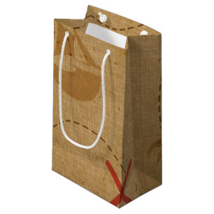 Funny Einzigartiges Vintages Pirate-Schatzkarte Kleine Geschenktüte