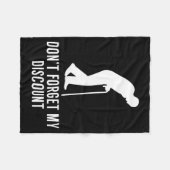 Funny Elderly Gag Gift Senior Citizen Gag - Don't  Fleecedecke (Vorderseite (Horizontal))