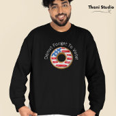 Funny Election Donut Vergessen, dunkel zu wählen Hoodie