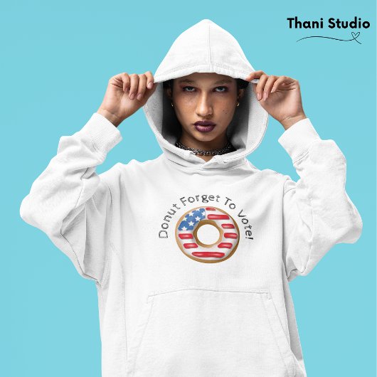 Funny Election Donut Vergessen Sie die Wahl Licht Sweatshirt