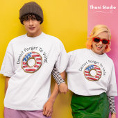 Funny Election Donut Vergessen Sie die Wahl Licht Tri-Blend Shirt