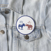 Funny Elections Thema Pro Demokraten Biden 2024 Button (Beispiel)