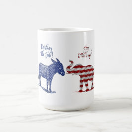 Funny Elections Thema Pro Demokraten Biden 2024 Kaffeetasse