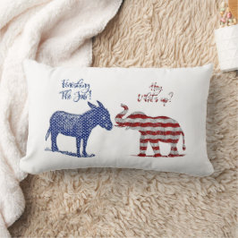 Funny Elections Thema Pro Demokraten Biden 2024 Lendenkissen