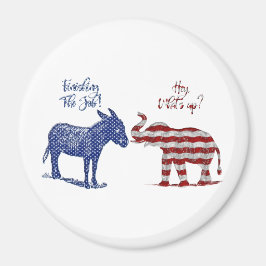Funny Elections Thema Pro Demokraten Biden 2024 Magnet