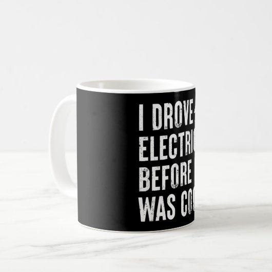 Funny Electric Vehicles EV Car Gift Kaffeetasse (Vorderseite Links)